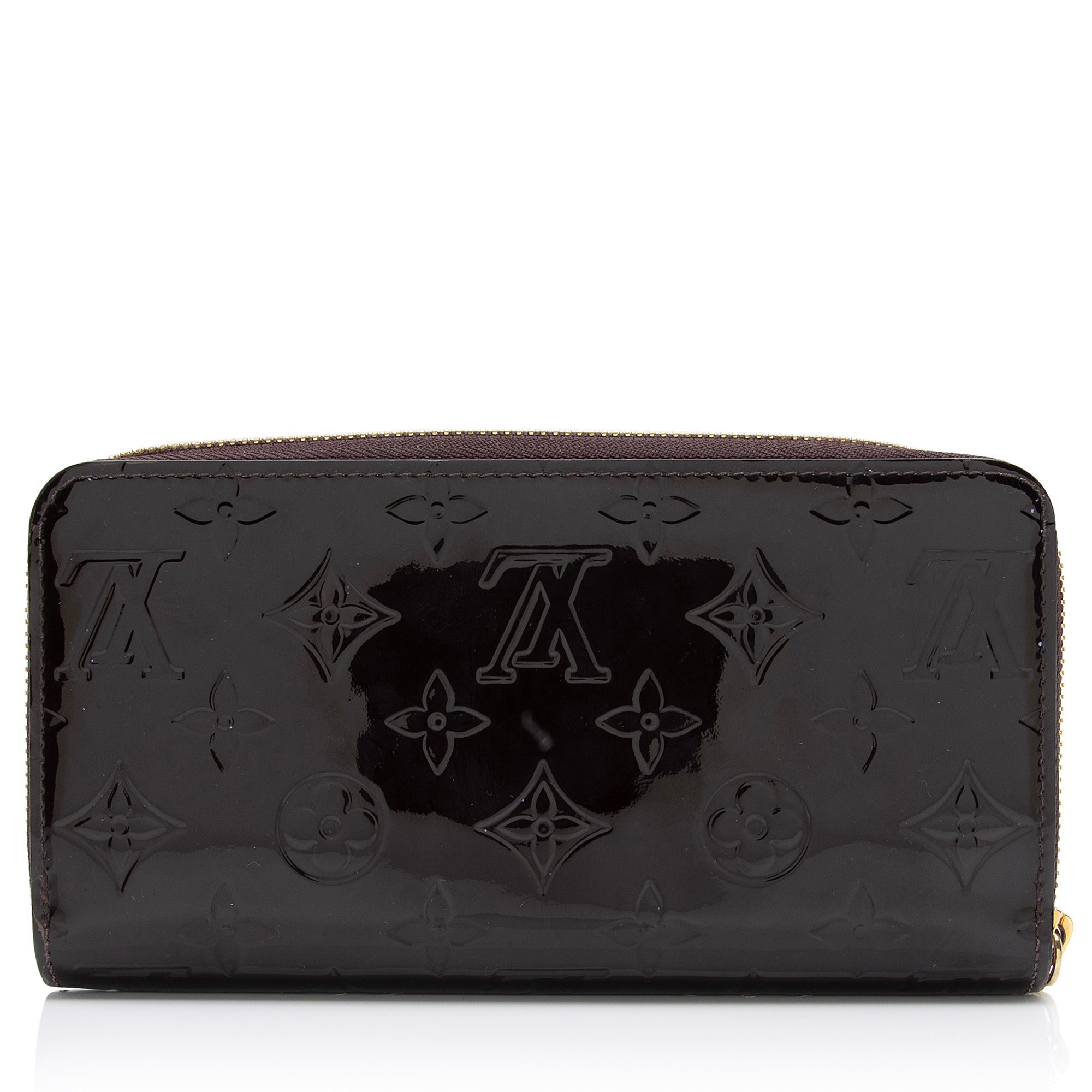 Louis Vuitton Monogram Vernis Zippy Wallet (SHF-23541)