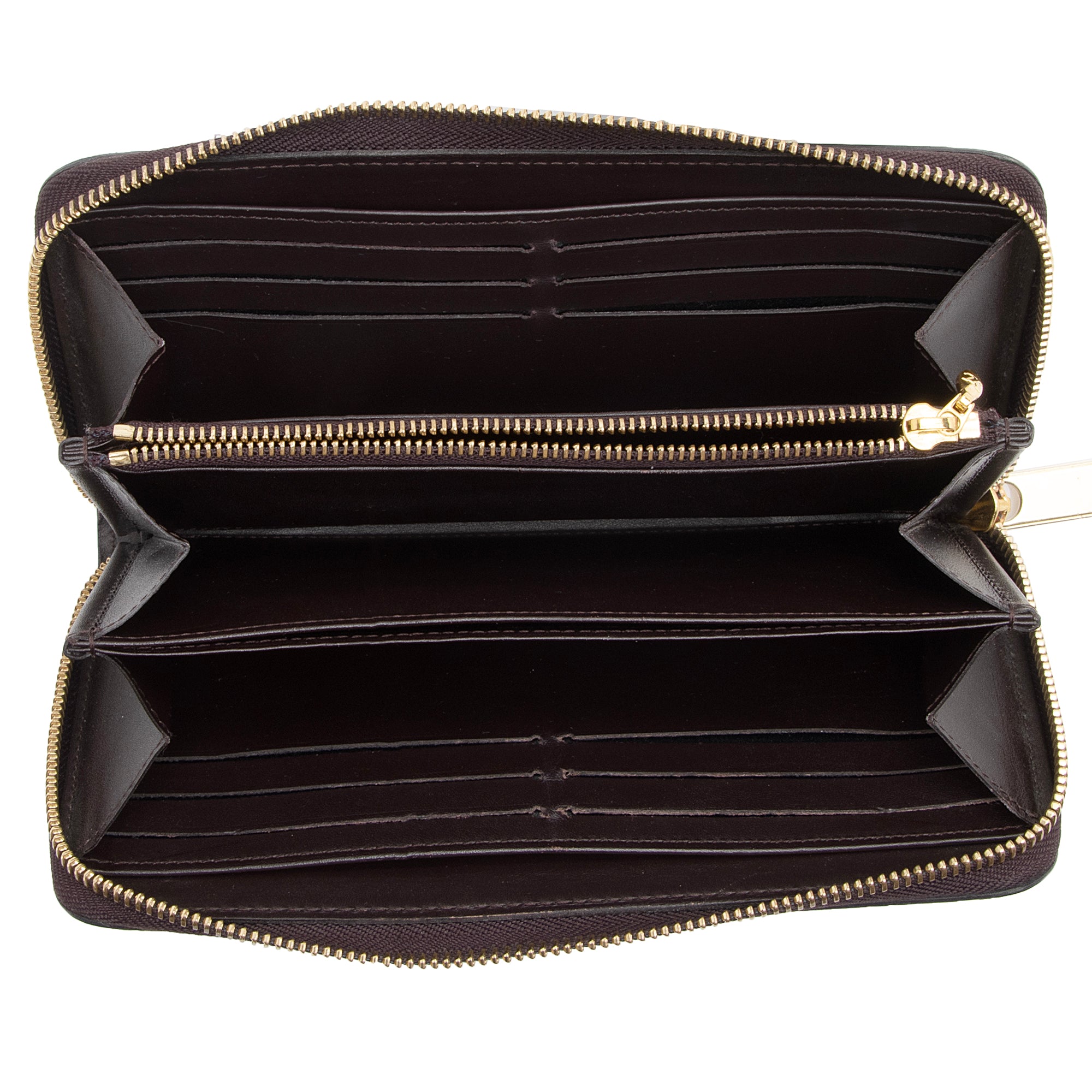 Louis Vuitton Monogram Vernis Zippy Wallet (SHF-23541)