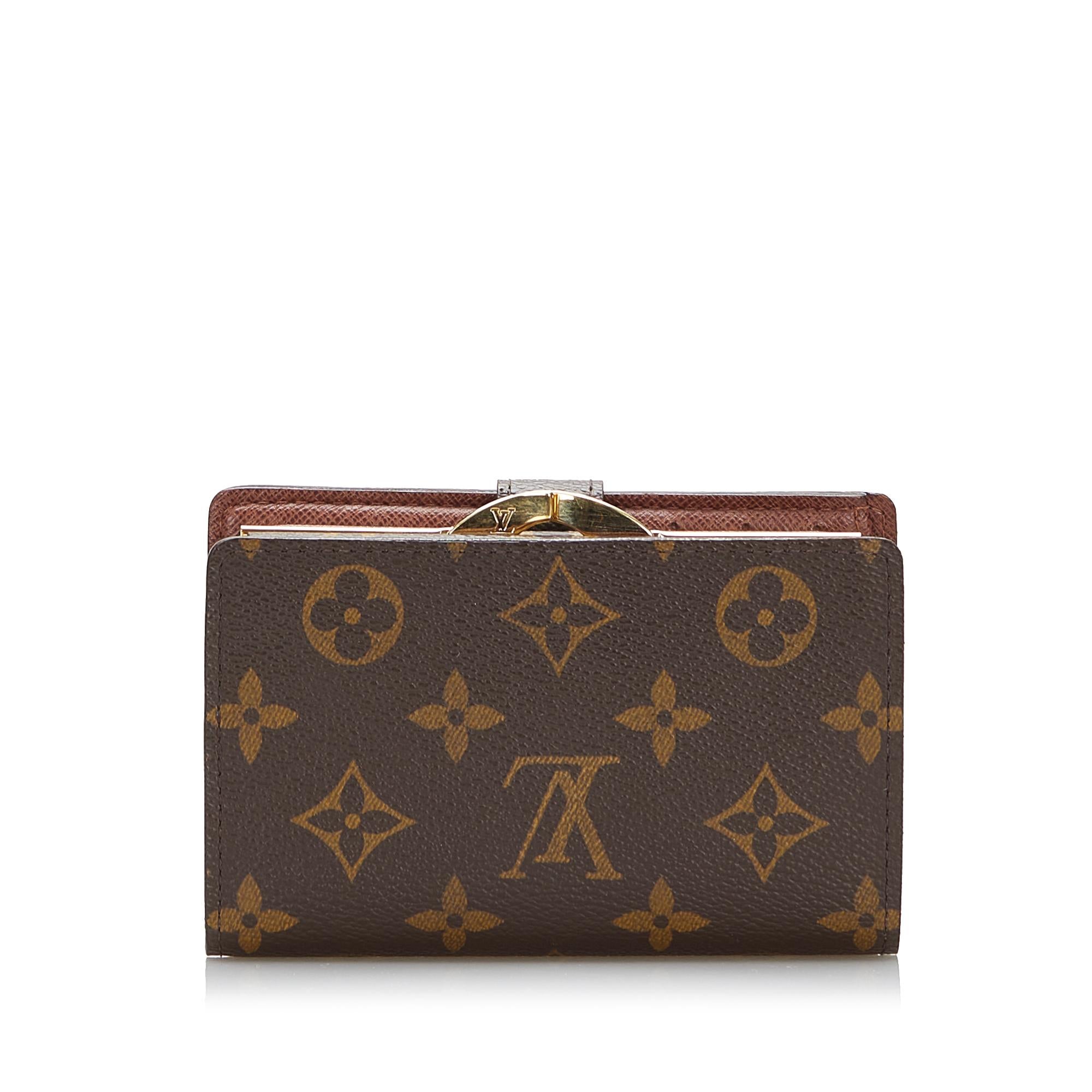 Louis Vuitton Monogram Viennois Wallet (SHG-63oUIC)
