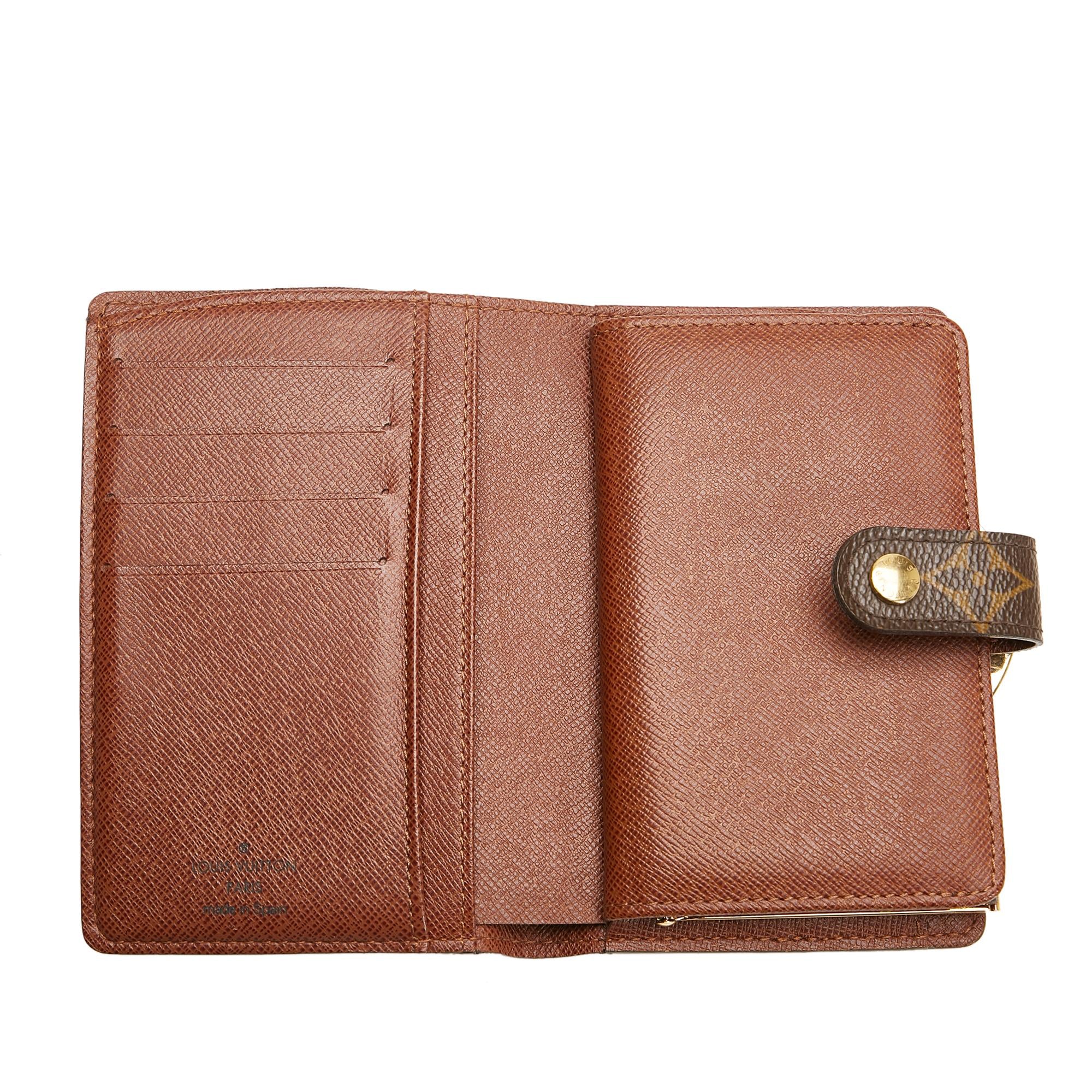 Louis Vuitton Monogram Viennois Wallet (SHG-63oUIC)