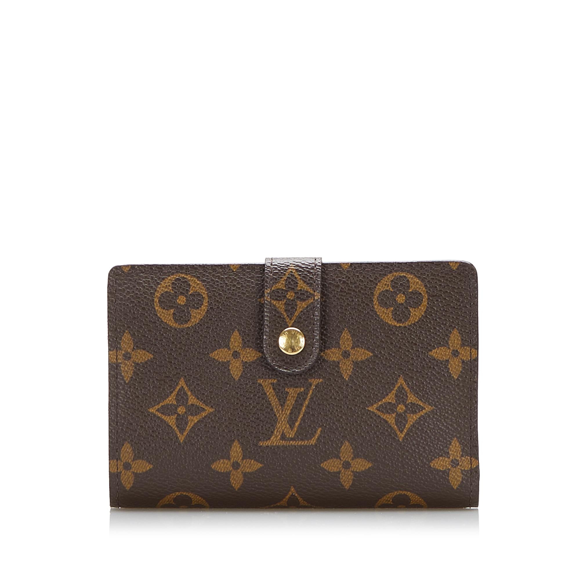Louis Vuitton Monogram Viennois Wallet (SHG-63oUIC)