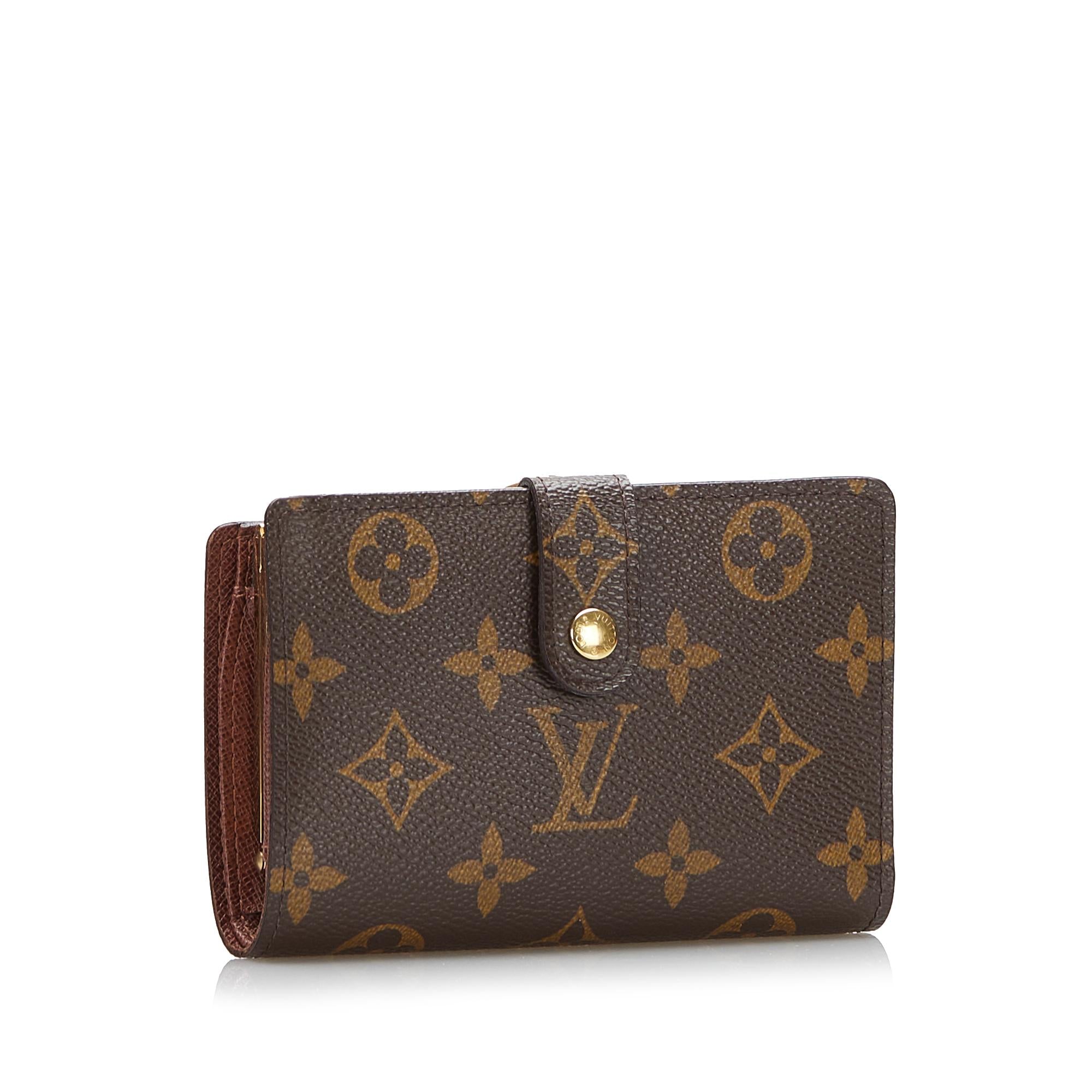 Louis Vuitton Monogram Viennois Wallet (SHG-63oUIC)