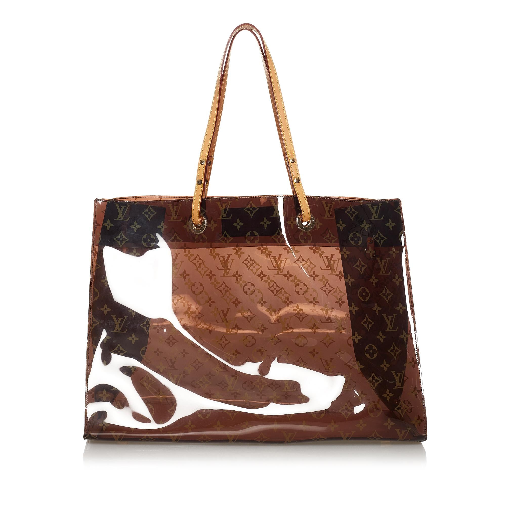 Louis Vuitton Monogram Vinyl Cabas Cruise (SHG-32601)