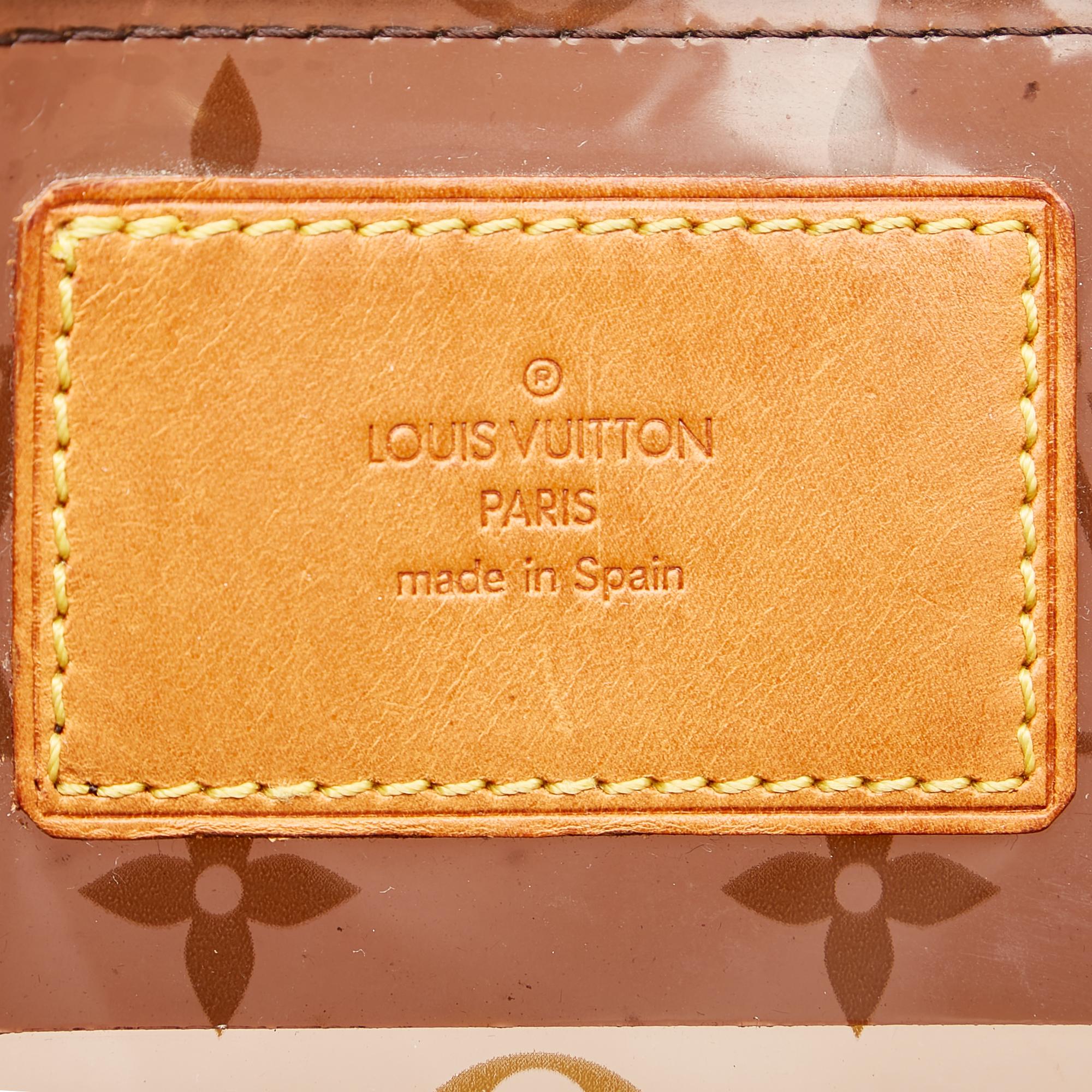 Louis Vuitton Monogram Vinyl Cabas Sac Ambre MM (SHG-31170)