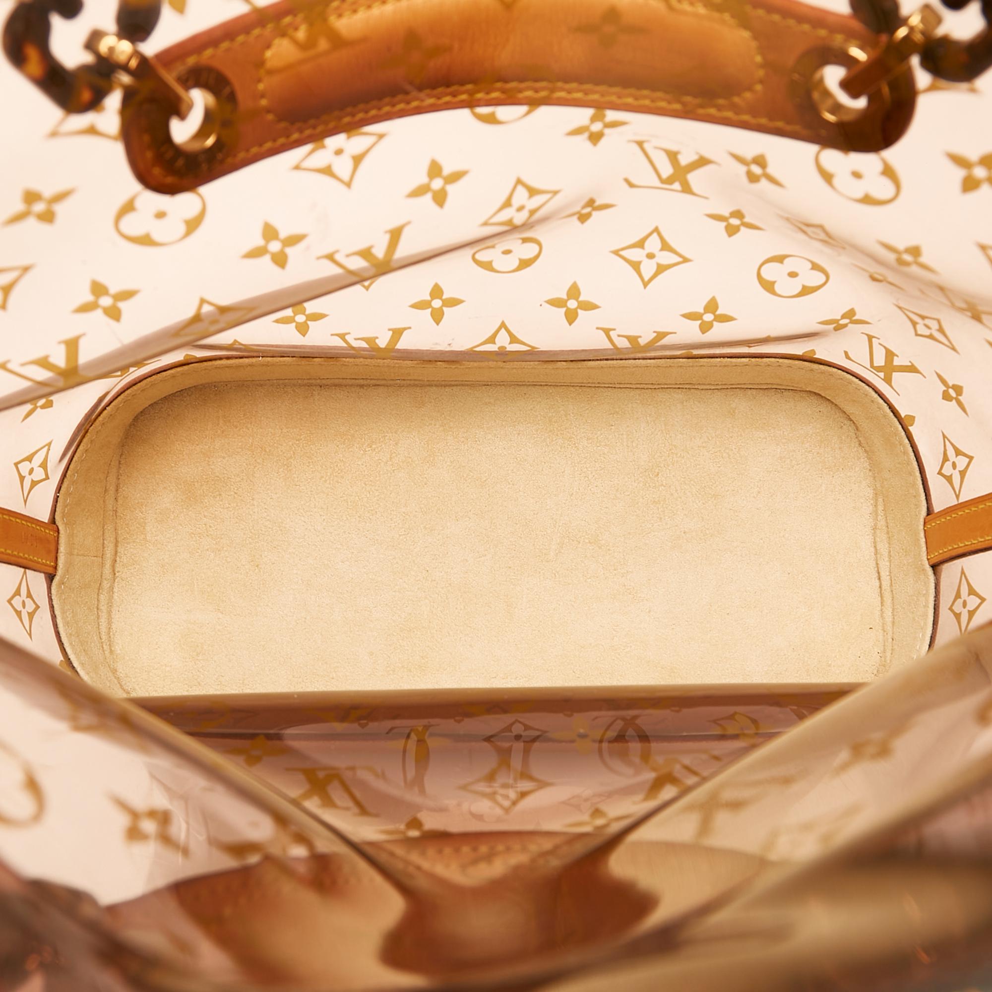 Louis Vuitton Monogram Vinyl Cabas Sac Ambre MM (SHG-31170)