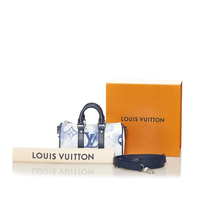 Louis Vuitton Monogram Watercolor Keepall XS Blue