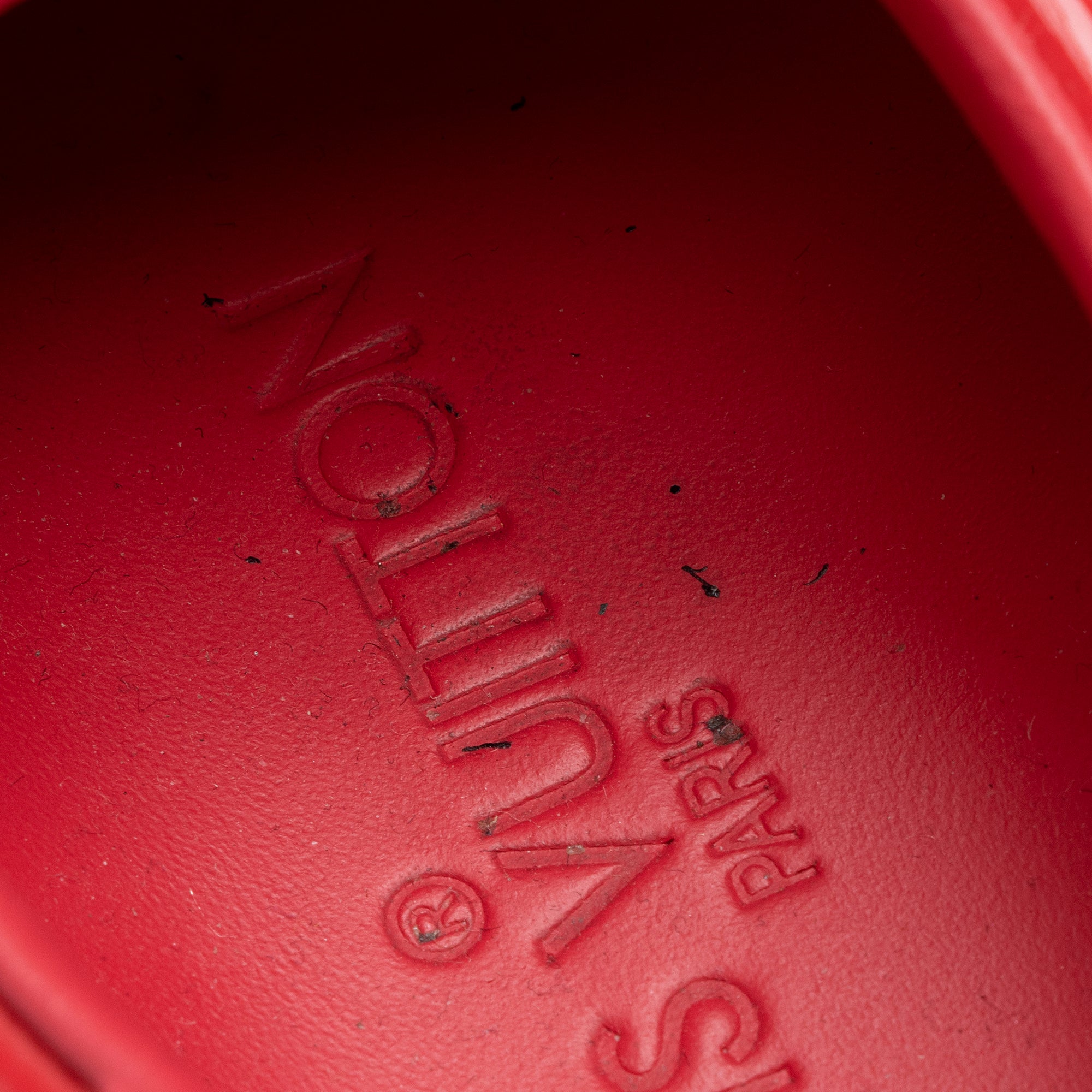 Louis Vuitton Patent Leather Front Row Sneakers - Size 7.5 / 37.5 (SHF-22218)