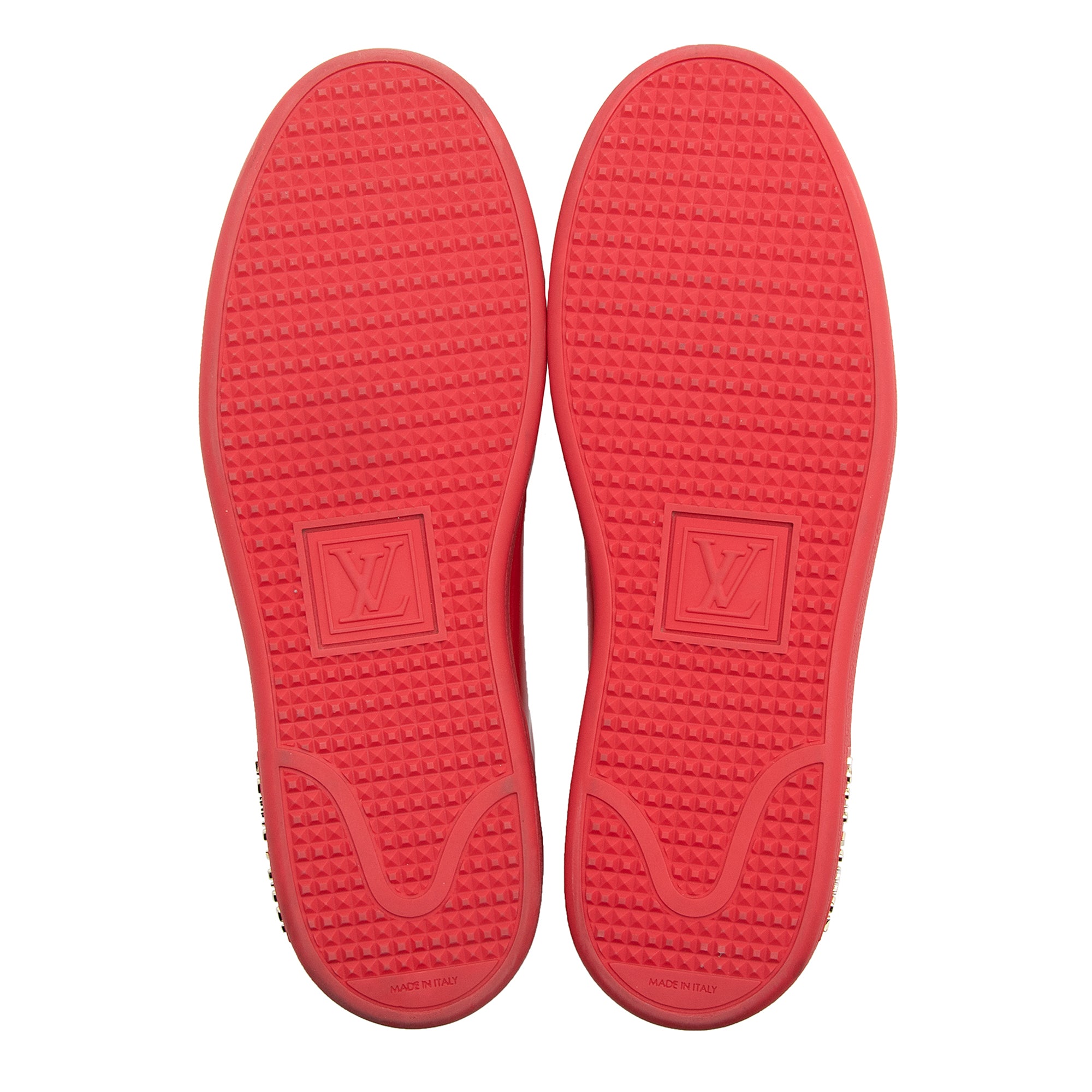 Louis Vuitton Patent Leather Front Row Sneakers - Size 7.5 / 37.5 (SHF-22218)