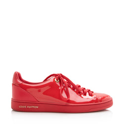 Louis Vuitton Patent Leather Front Row Sneakers - Size 7.5 / 37.5 (SHF-22218)