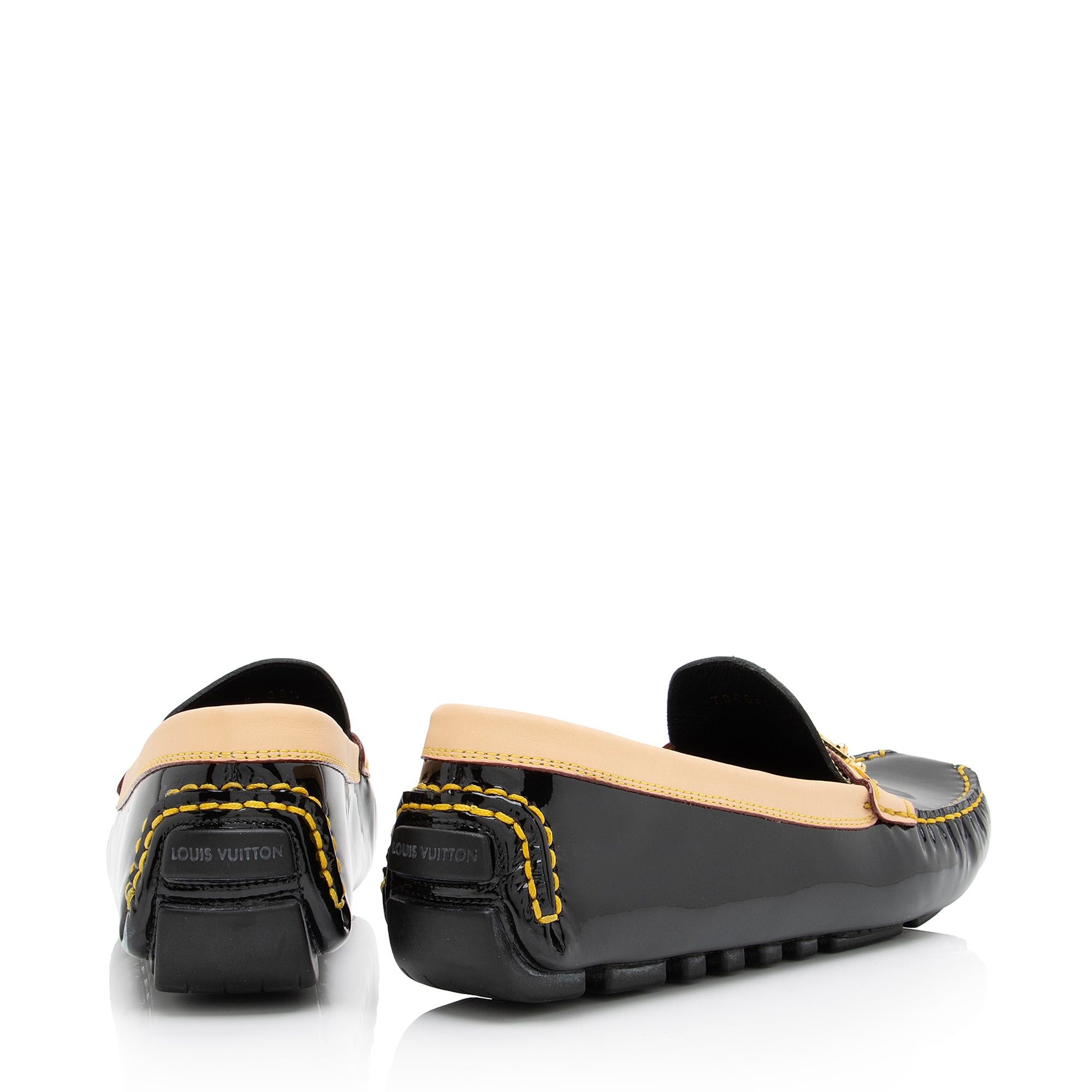 Louis Vuitton Patent Leather Lombok Driving Loafers - Size 8.5 / 38.5 (SHF-23627)