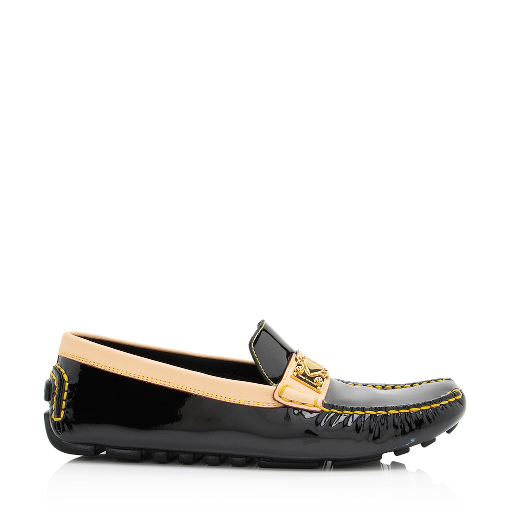 gold louis vuitton loafers