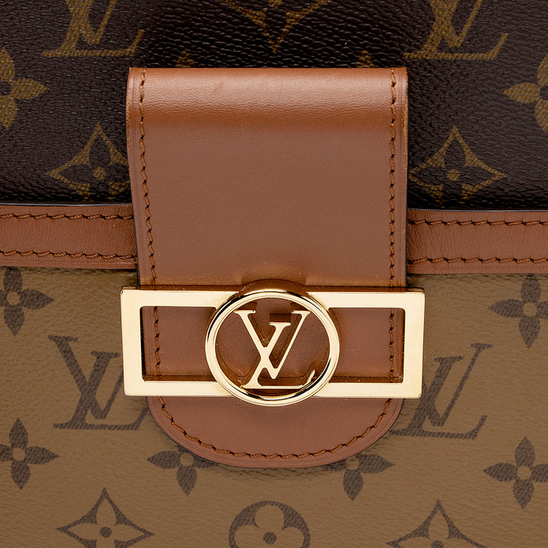 Louis Vuitton Dauphine MM in Reverse Monogram Canvas (Date code