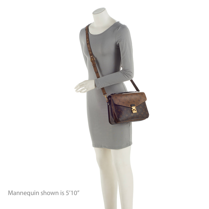 Louis Vuitton Reverse Monogram Pochette Metis Shoulder Bag (SHF-23447)