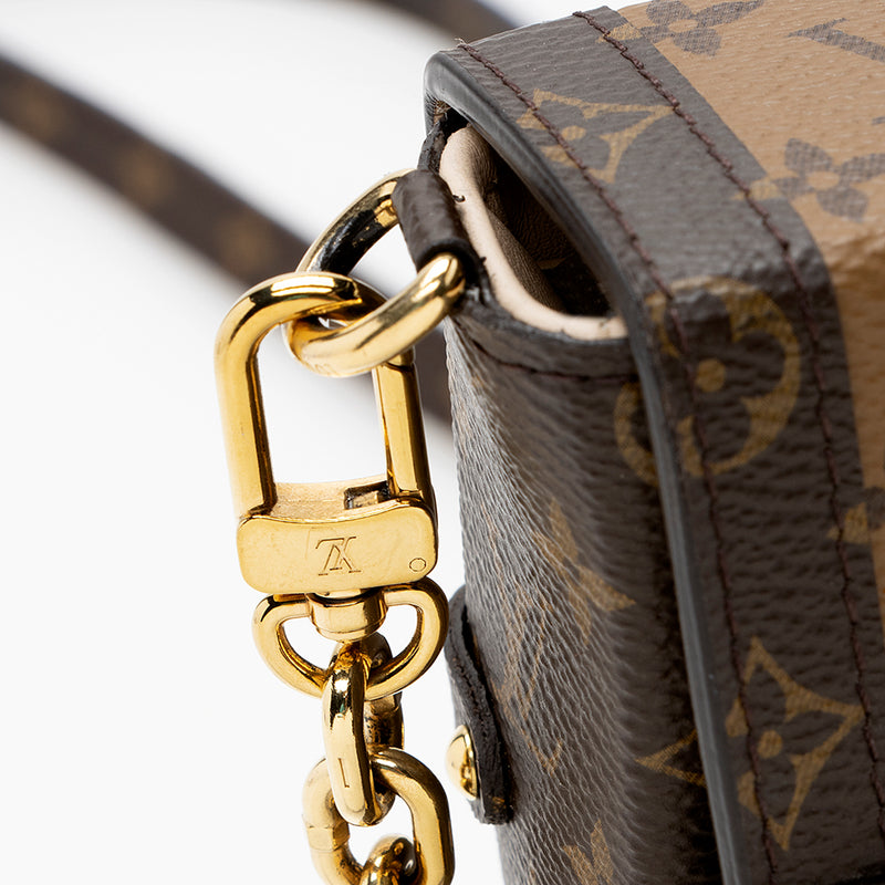 Louis Vuitton 2016 pre-owned monogram Pochette Metis two-way bag Brown