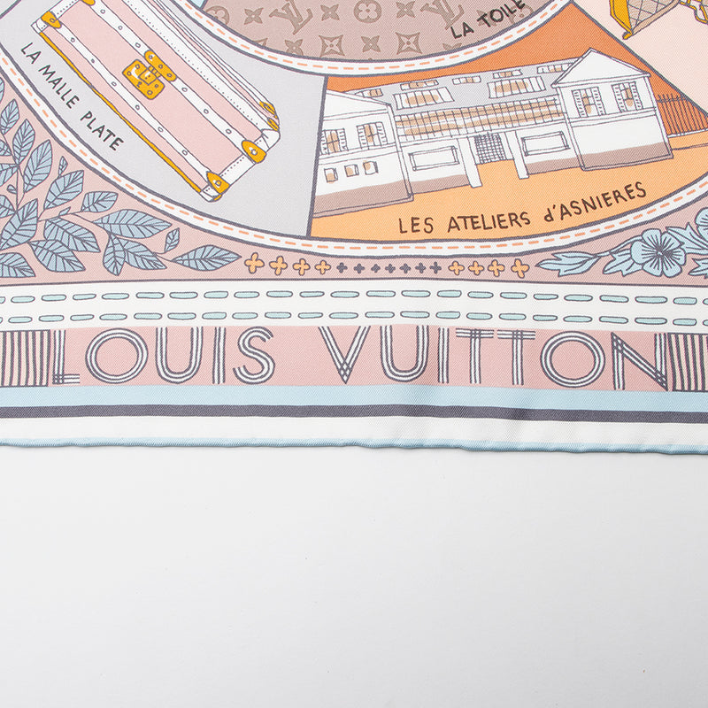 Louis Vuitton Silk Jeu de Louis 90cm Scarf (SHF-22137) – LuxeDH
