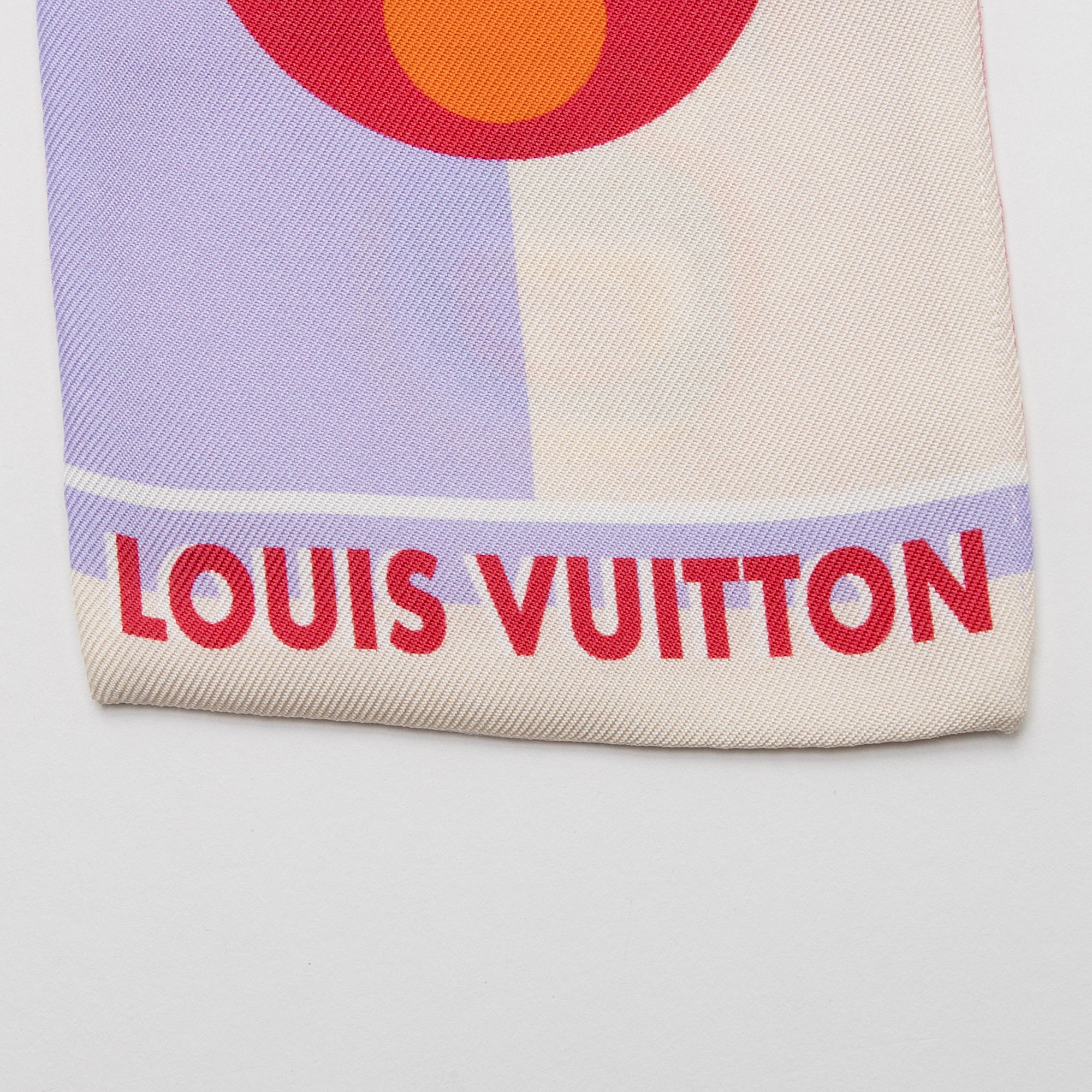 Louis Vuitton Silk LV Unlocked Bandeau Scarf (SHF-eKHIXV)