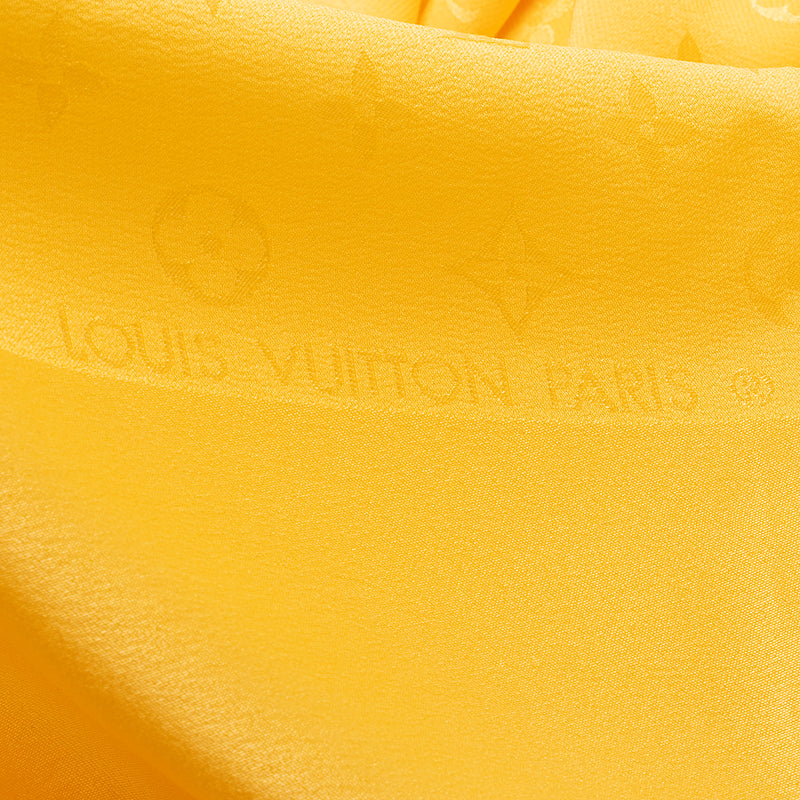 Louis Vuitton Silk Monogram Monaco 90cm Scarf (SHF-20647)