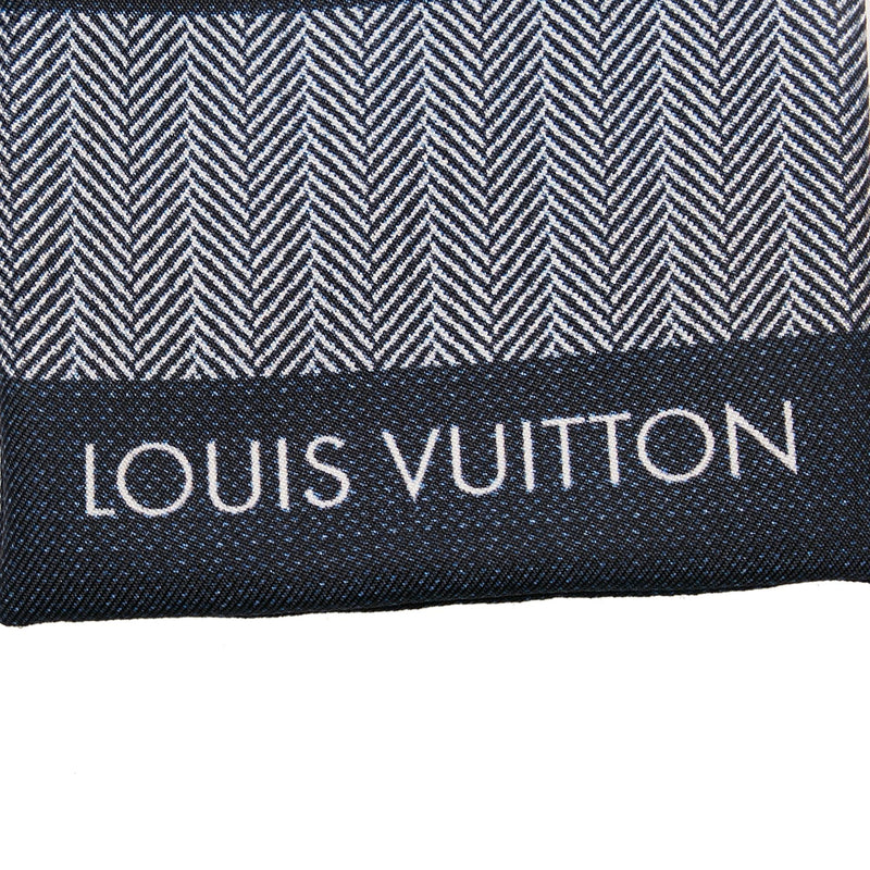 LOUIS VUITTON Since 1854 Silk Monogram Bandeau Gray