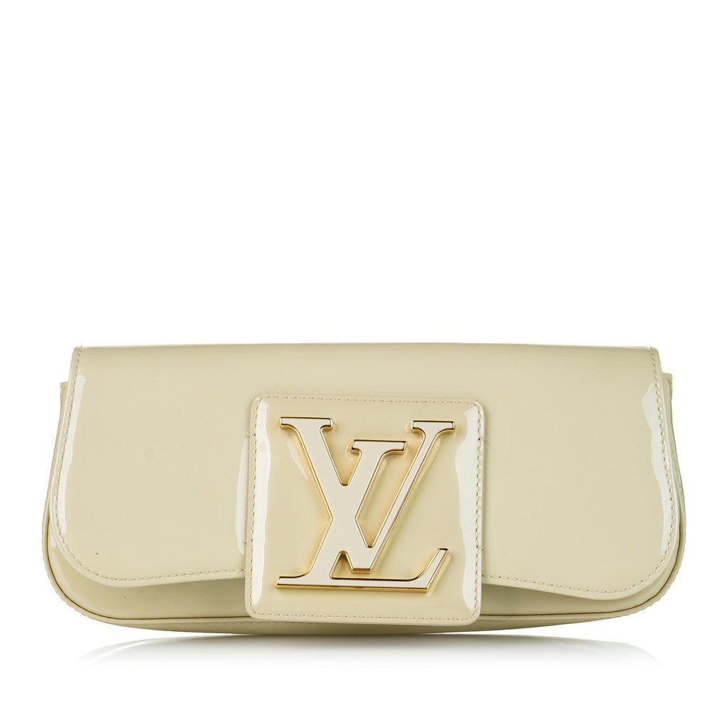 Louis Vuitton Sobe Patent Leather Clutch Bag (SHG-32645)