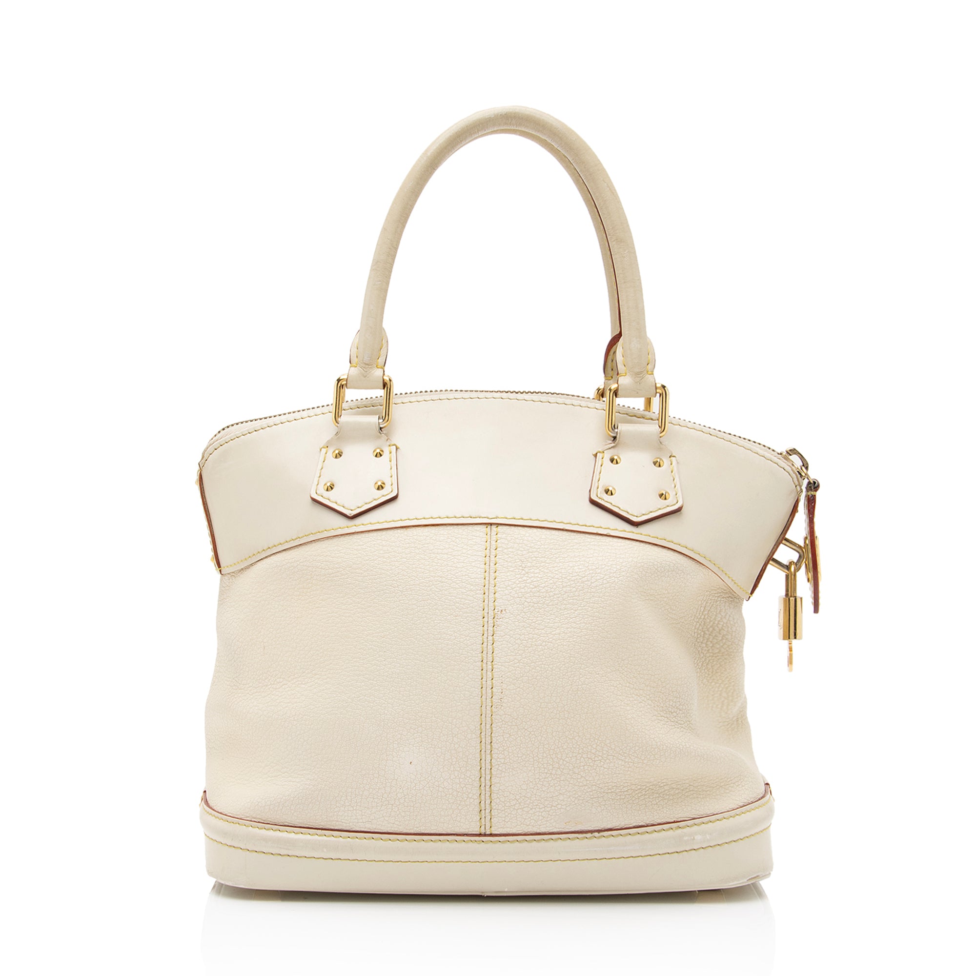 Louis Vuitton Suhali Leather Lockit PM Satchel (SHF-23755)