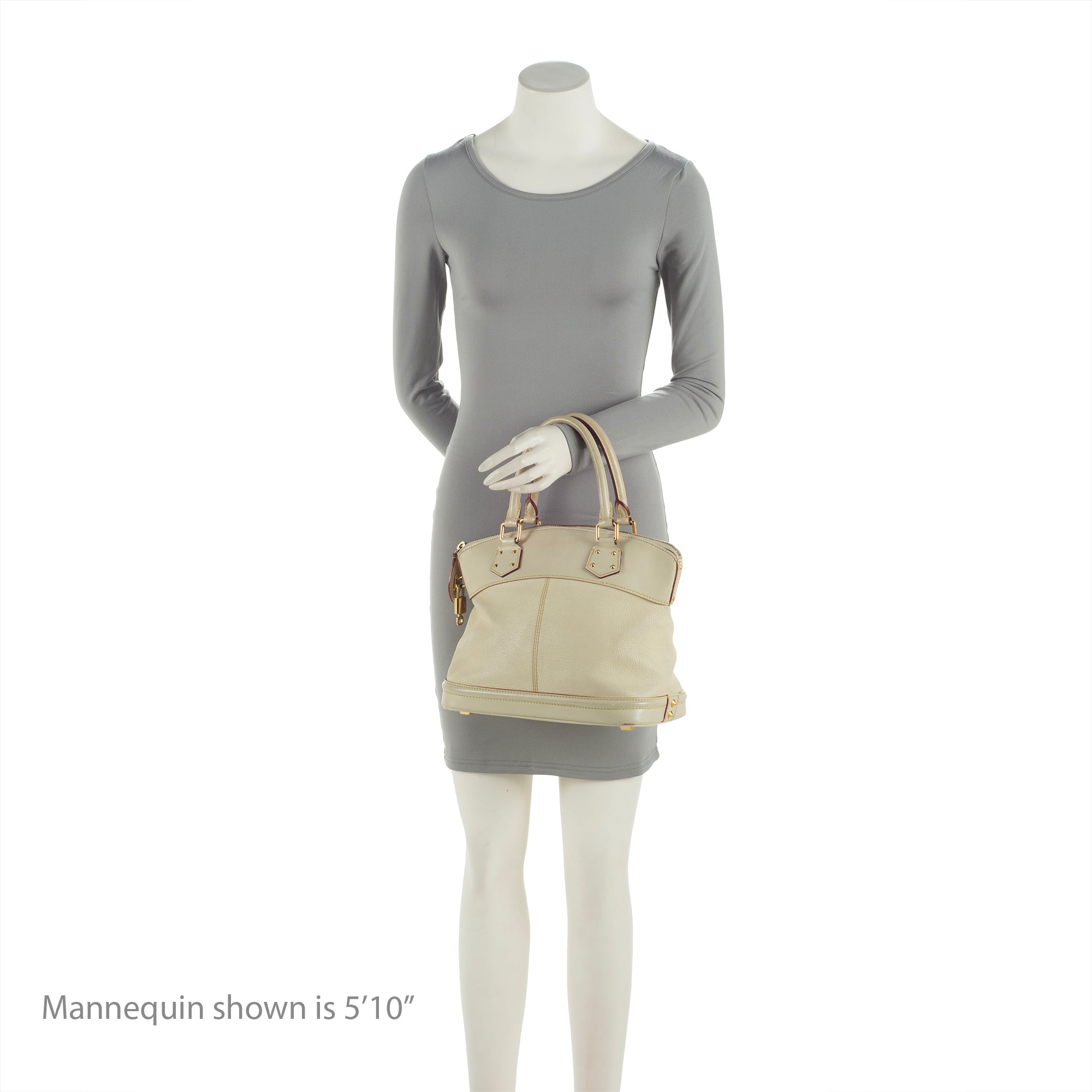 Louis Vuitton Suhali Leather Lockit PM Satchel (SHF-23755)