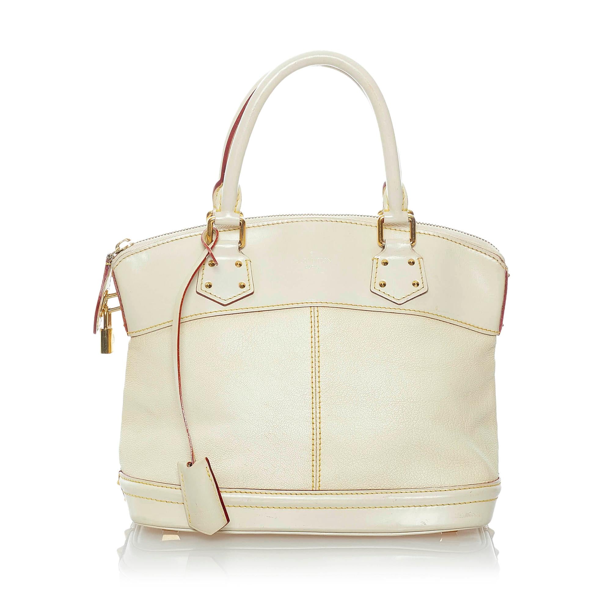 Louis Vuitton Suhali Lockit MM (SHG-30640)