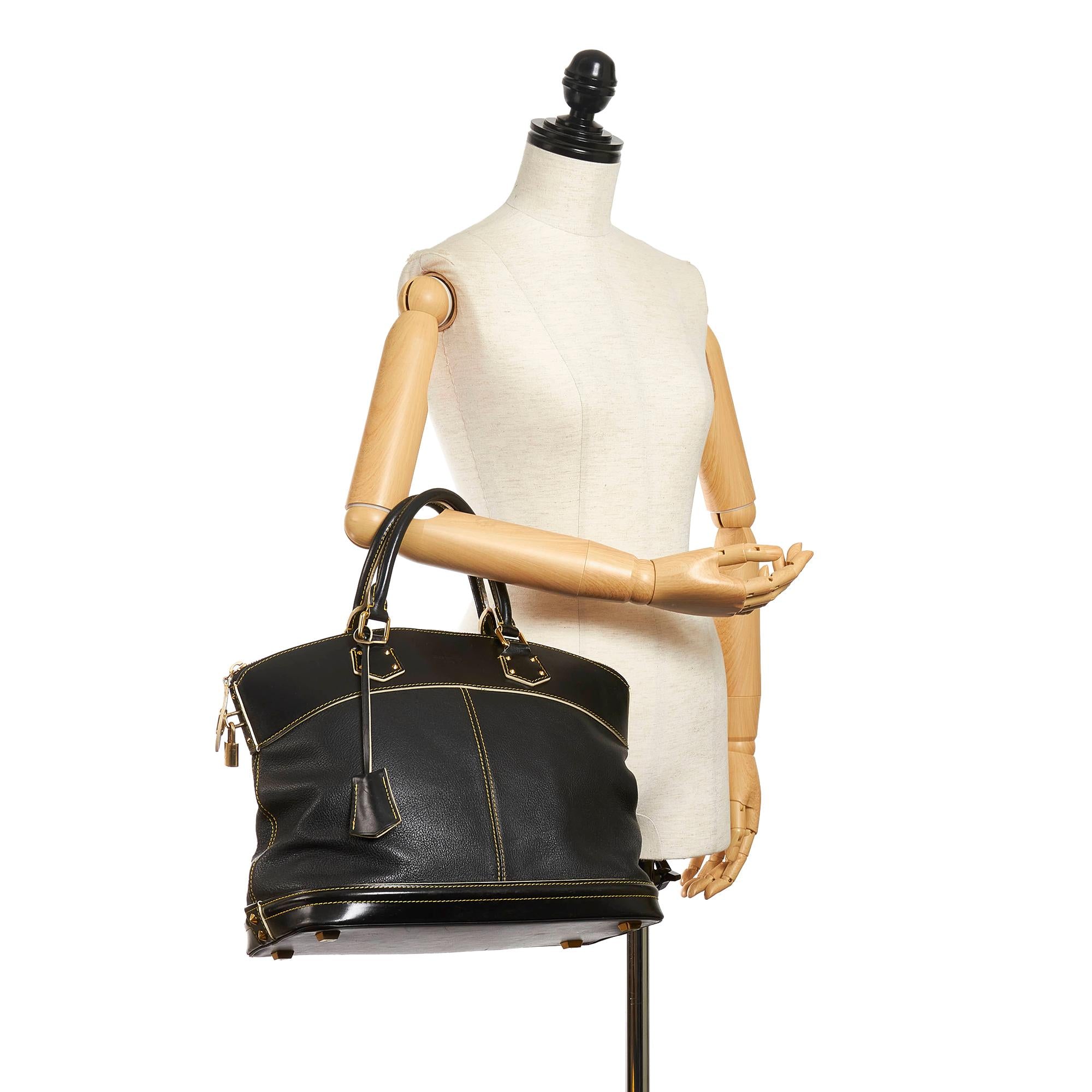 Louis Vuitton Suhali Lockit MM (SHG-31635)