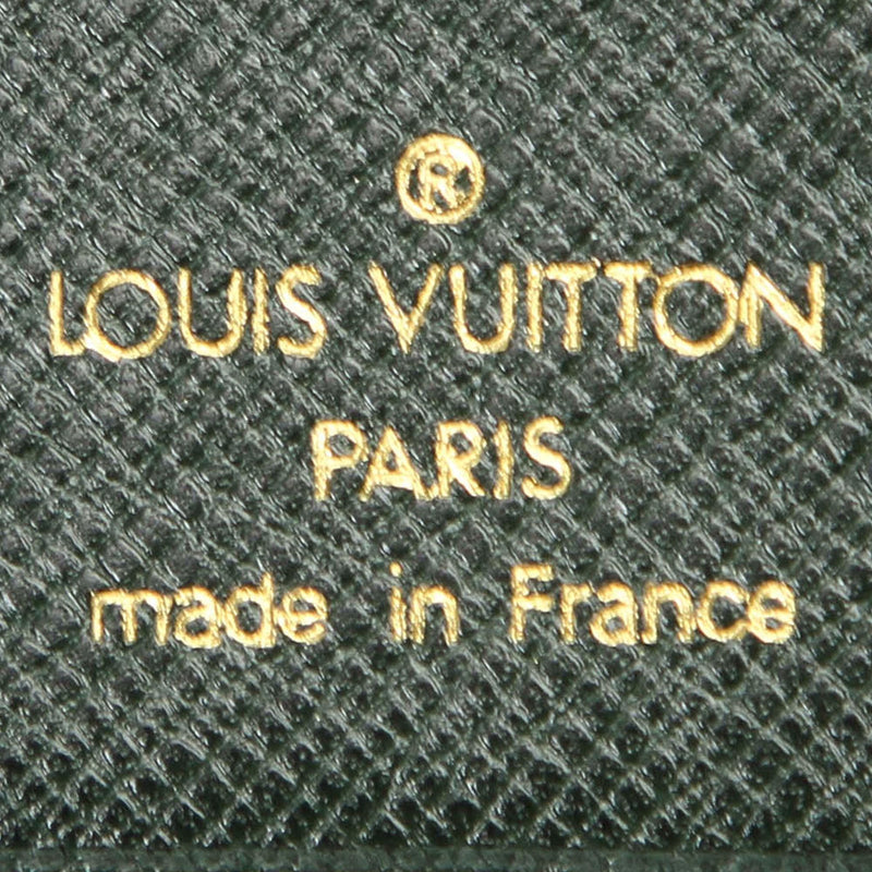 Louis Vuitton NIB Black Taiga Leather Agenda Cover