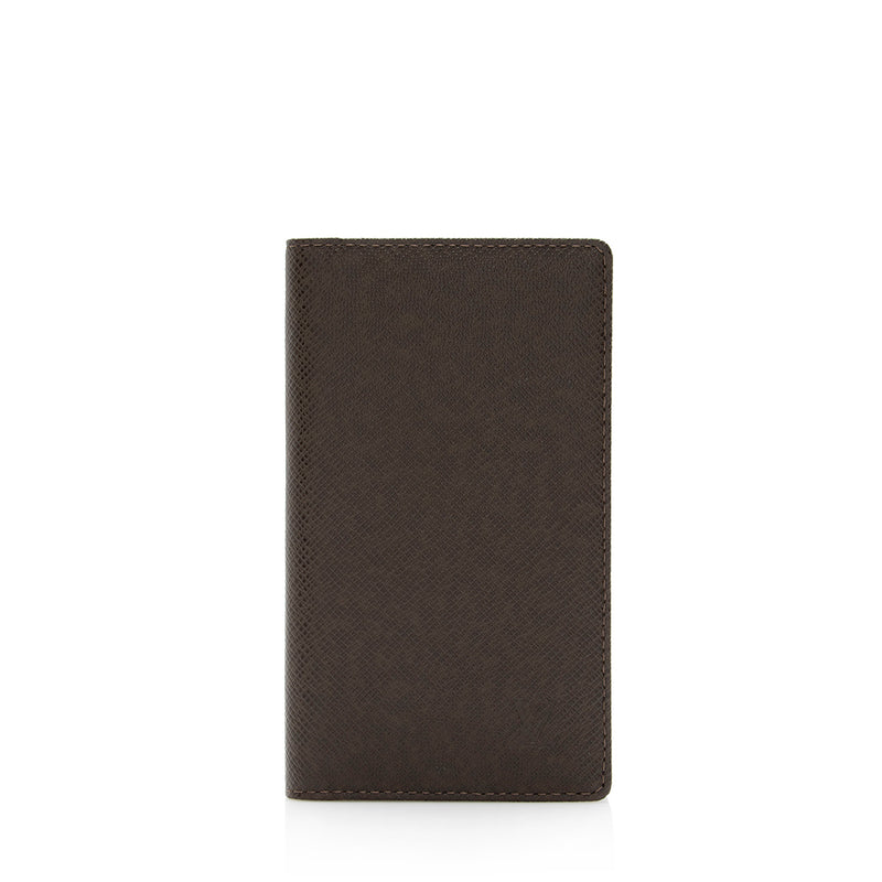 Louis Vuitton Taiga Leather Pocket Organizer Wallet (SHF-16026)