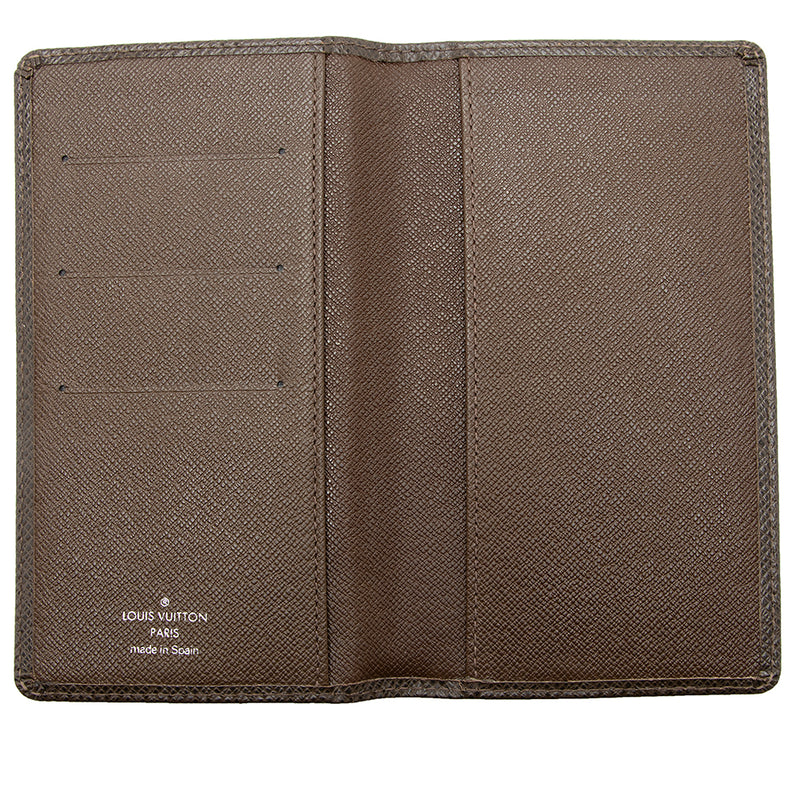 Pocket organizer leather small bag Louis Vuitton Khaki in Leather - 33967828