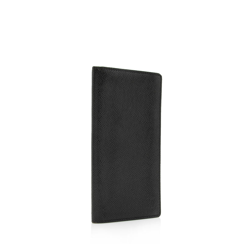 Louis Vuitton Taiga Leather Porte-Valeurs Cartes Card Holder (SHF-17594)