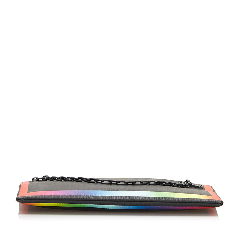 Louis Vuitton Taiga Rainbow Pochette A4 (SHG-36906)