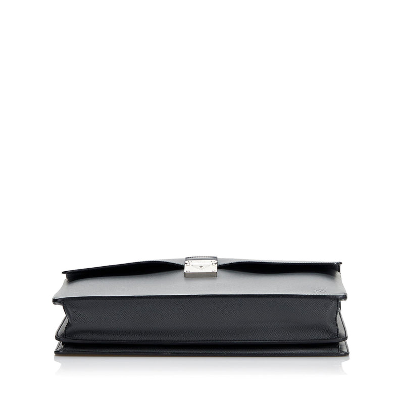 Louis Vuitton Black Crocodile Robusto Briefcase