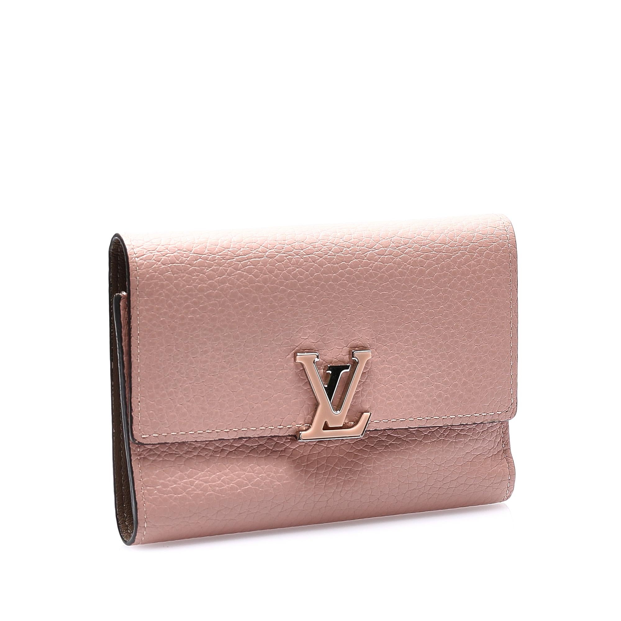 Louis Vuitton Taurillon Capucines Compact Wallet (SHG-28954)