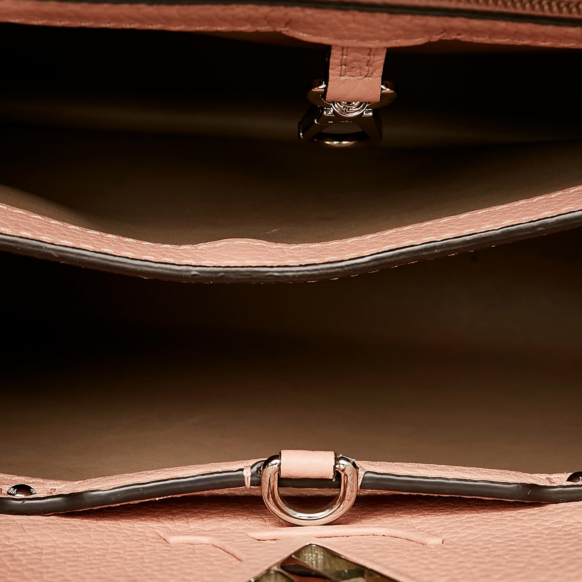 Louis Vuitton Taurillon Capucines PM (SHG-26073)