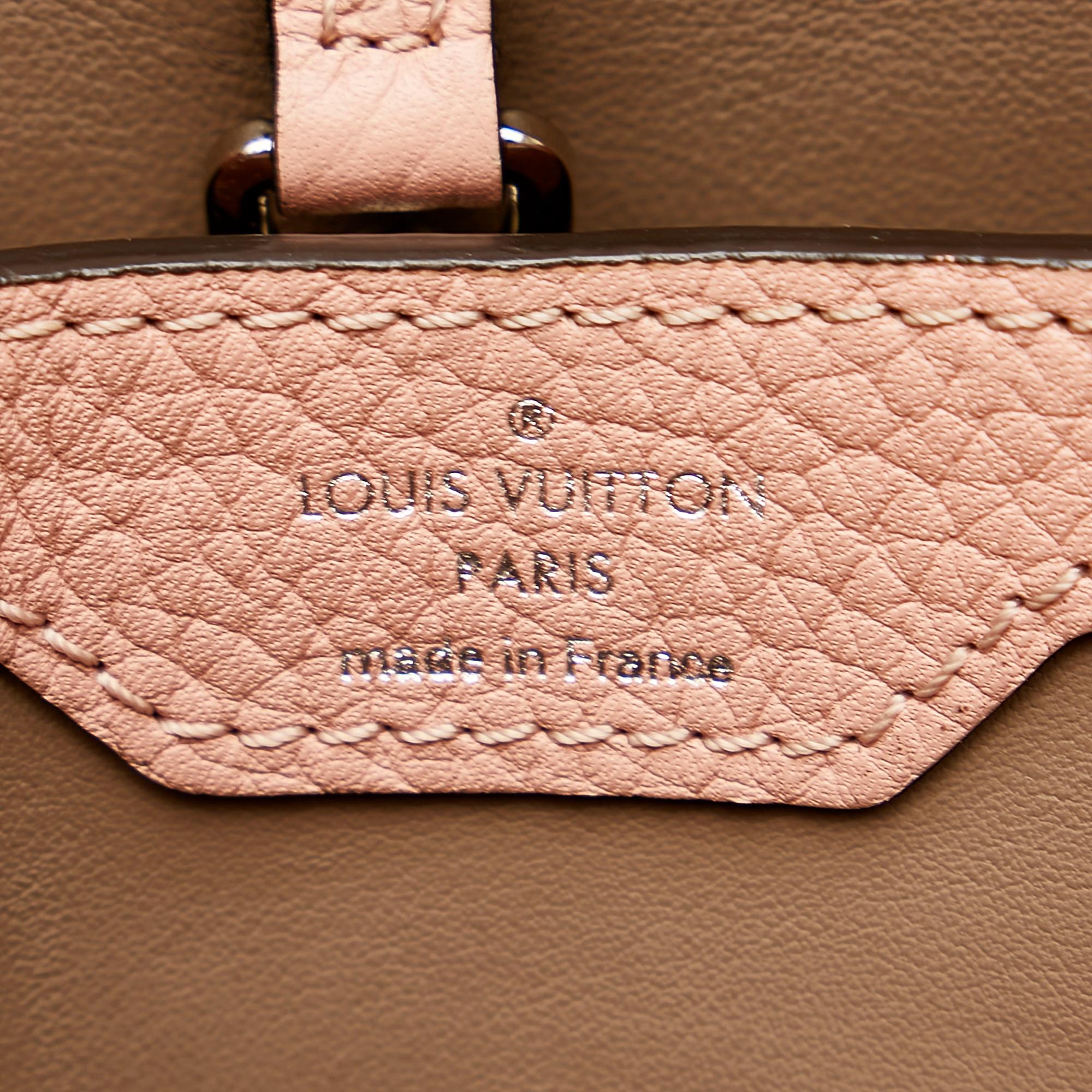 Louis Vuitton Taurillon Capucines PM (SHG-26073)