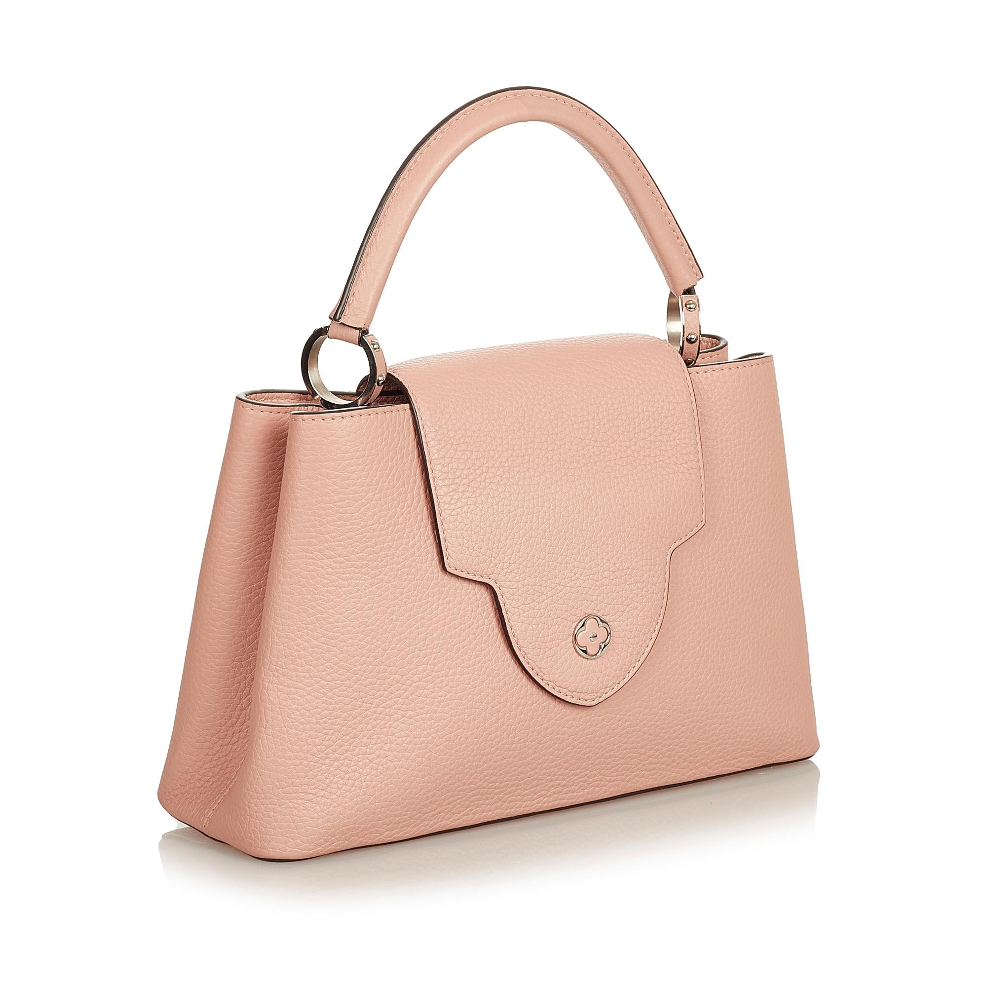 Louis Vuitton Taurillon Capucines PM (SHG-26073)