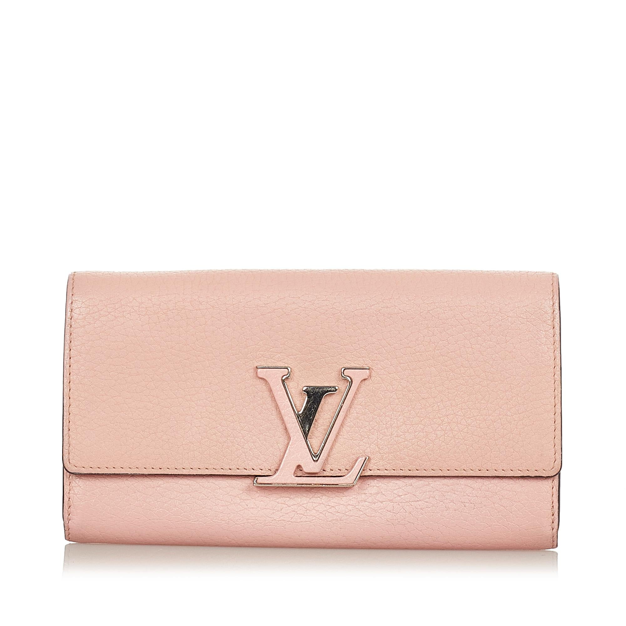 Louis Vuitton Taurillon Capucines Wallet (SHG-ua1xLI)
