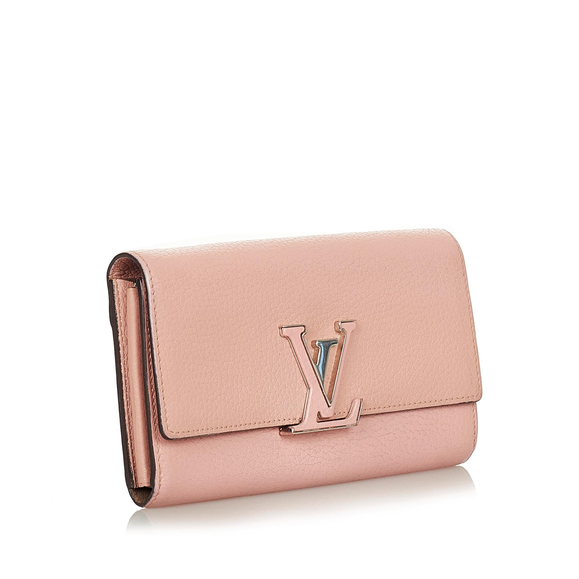 Louis Vuitton Taurillon Capucines Wallet (SHG-ua1xLI)