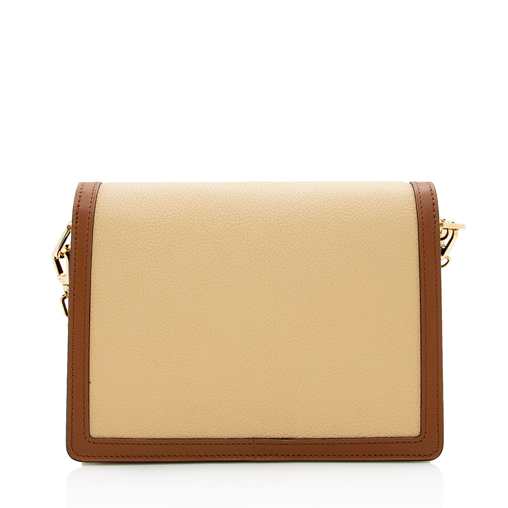 Louis Vuitton Taurillon Leather Dauphine MM Shoulder Bag (SHF-ZlkYV5)