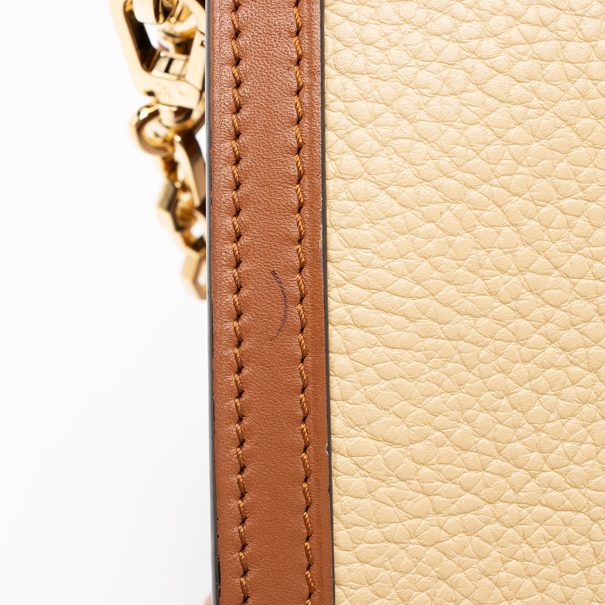 Louis Vuitton Taurillon Leather Dauphine MM Shoulder Bag (SHF-ZlkYV5)