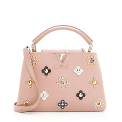 Louis Vuitton Taurillon Leather Flower Embellished Capucines BB Bag (S –  LuxeDH