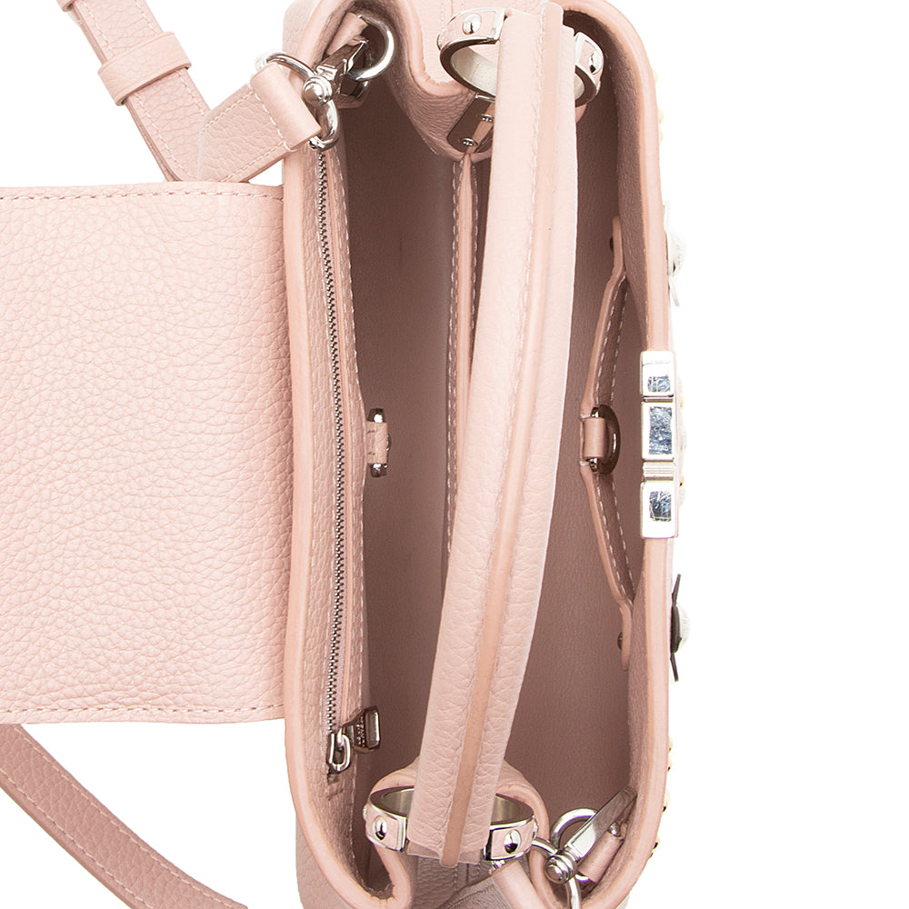 Louis Vuitton Taurillon Leather Flower Embellished Capucines BB Bag (SHF-19410)