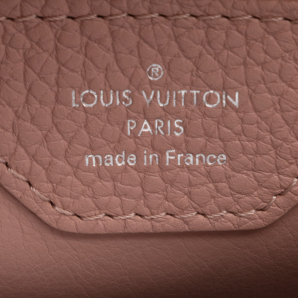 Louis Vuitton Taurillon Leather Flower Embellished Capucines BB Bag (SHF-19410)