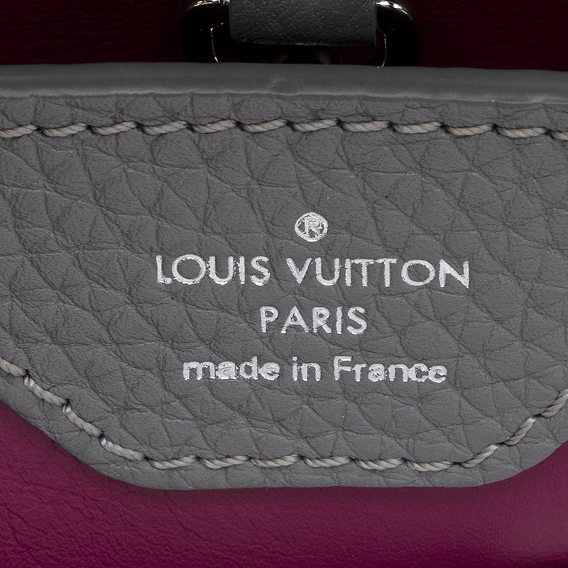 Louis Vuitton Taurillon Leather Python Capucines PM Bag (SHF-20678
