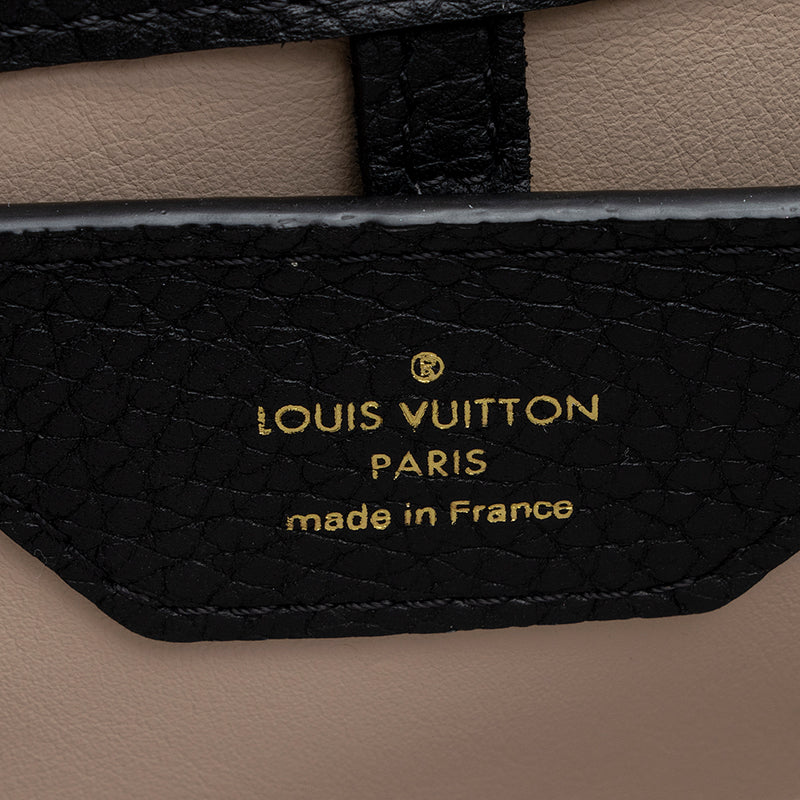Louis Vuitton Taurillon Sweet Brogues Capucines PM Bag (SHF-18847)