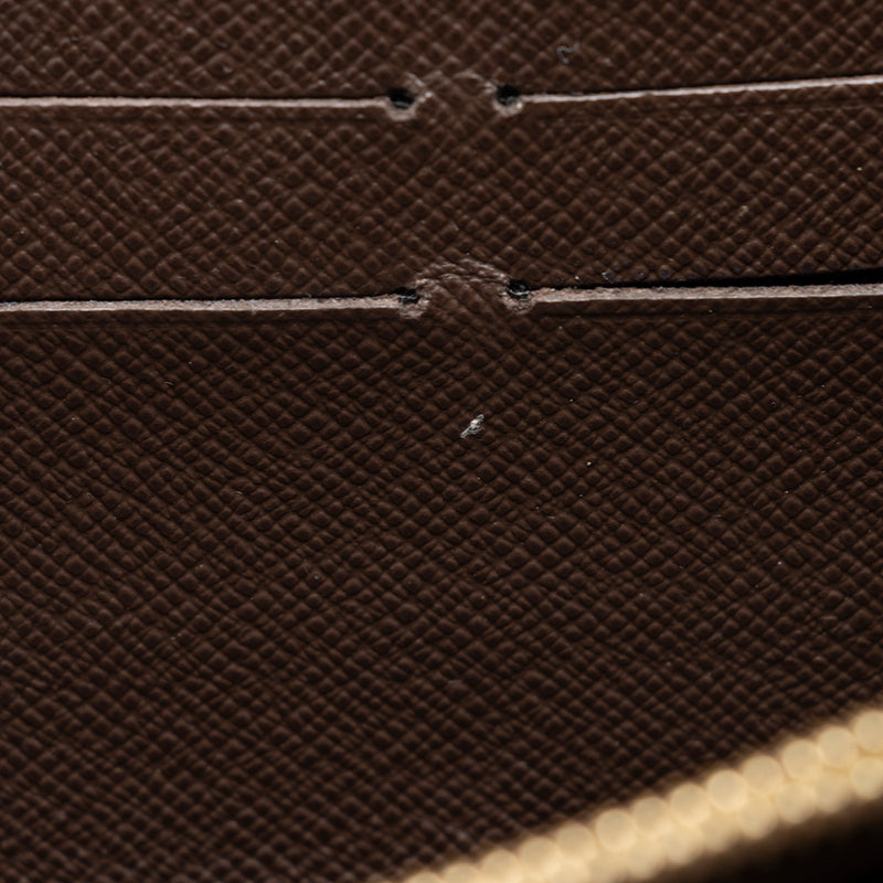 Authenticated Used LOUIS VUITTON Louis Vuitton Organizer N60111 Zippy NM  Damier Graphite Long Wallet Round Zipper Passport Travel Pouch Gray Series  Made in Spain Men's 