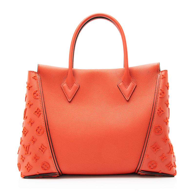 Louis Vuitton - Authenticated Handbag - Suede Orange For Woman, Good condition
