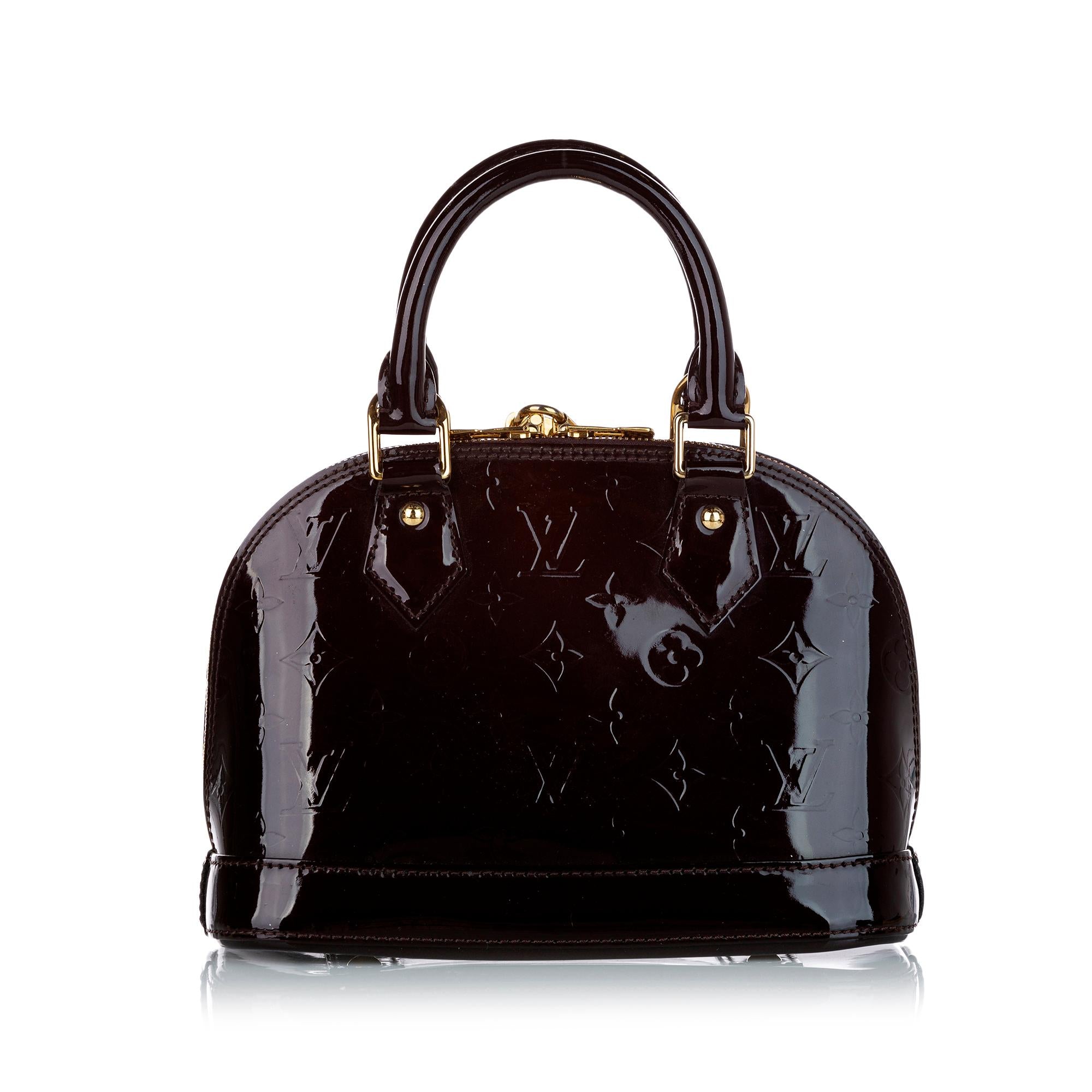 Louis Vuitton Vernis Alma BB (SHG-28763)