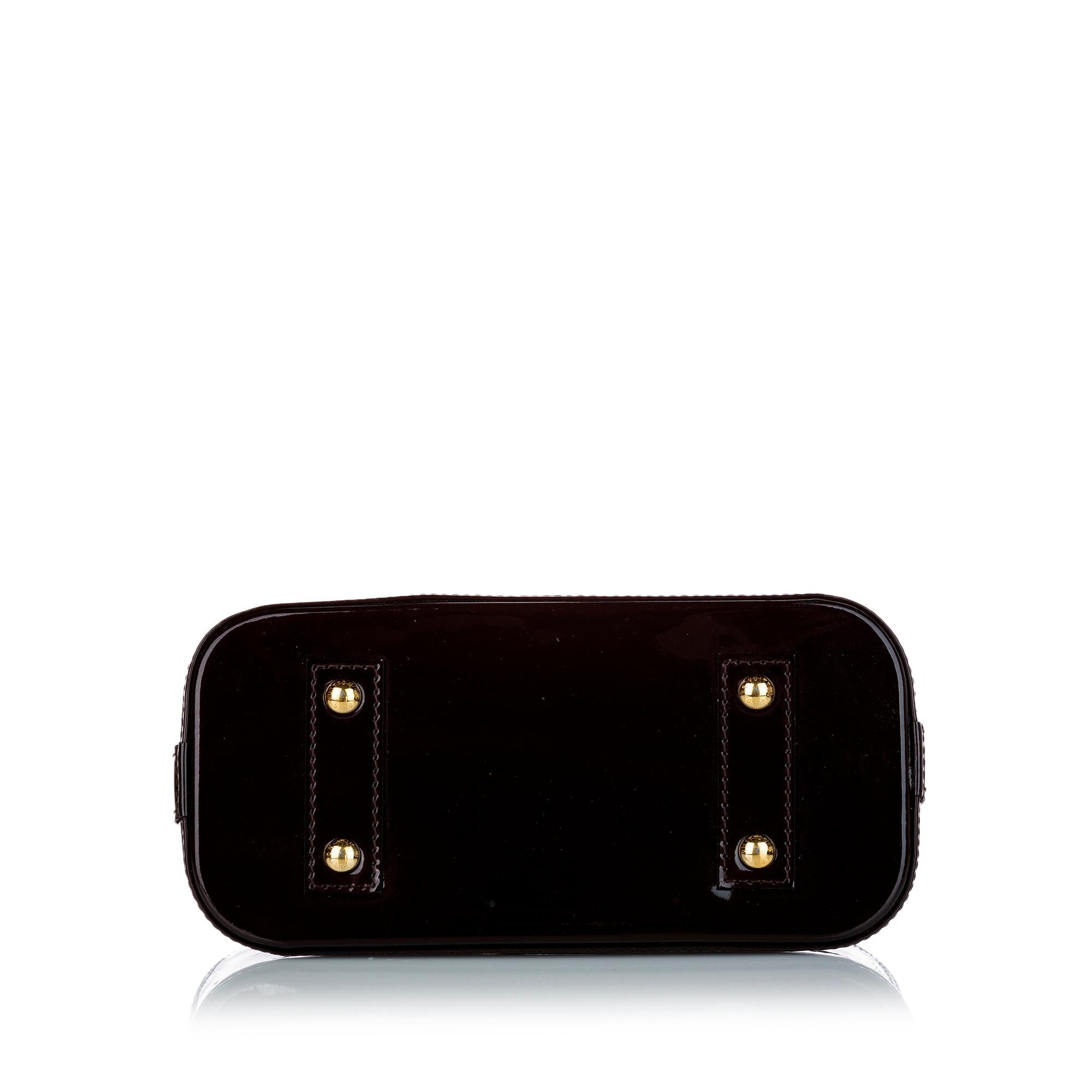 Louis Vuitton Vernis Alma BB (SHG-28763)